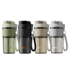 Fengyue Portable Coffee cups for both men and women, with handles, are portable and feature a British style for dual drinking. They have a high level of appearance and are easy to use, resistant to both high and low temperatures Item Picture